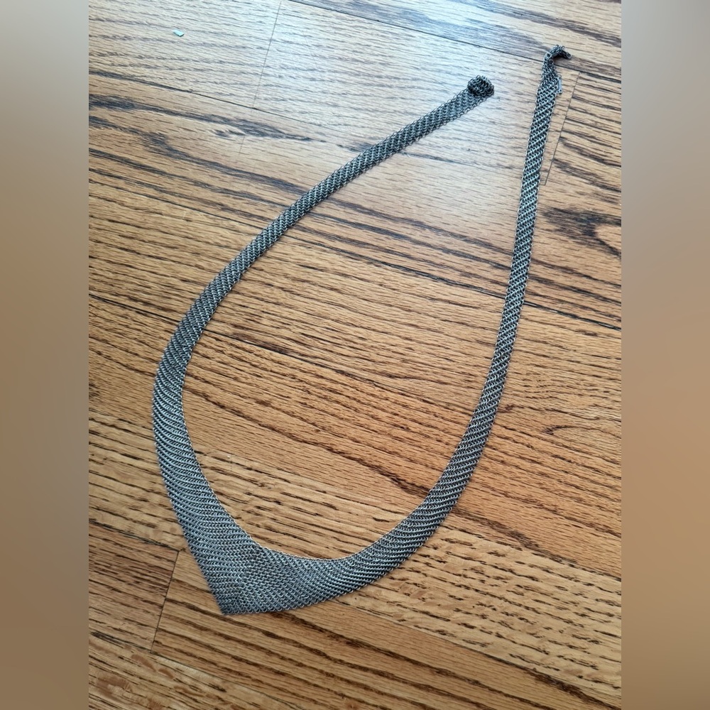 Tiffany/ Elsa Peretti Mesh Bib Necklace - Picture 7 of 10